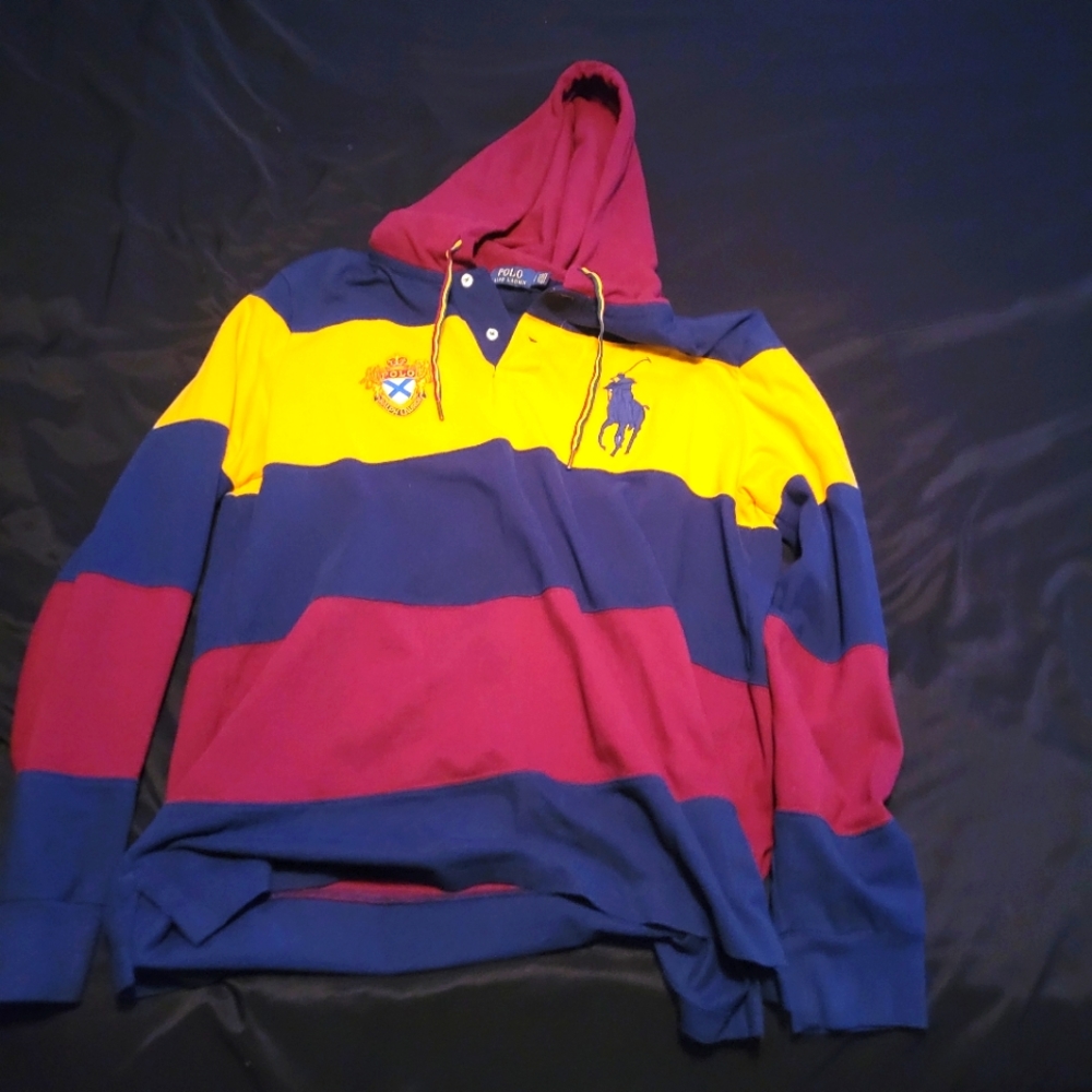 Polo Button L Multi Color hoody